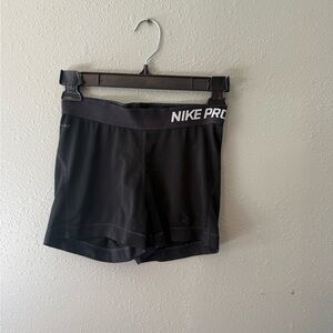 Nike Pro Women's Athletic Black Shorts